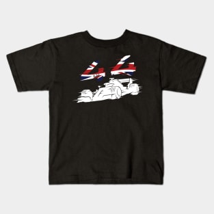 We Race On! 44 [Flag] Kids T-Shirt